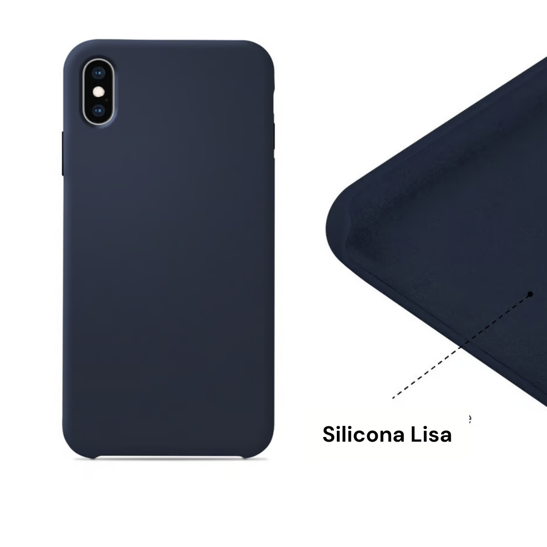 Estuche Forro Silicona Lisa Para iPhone