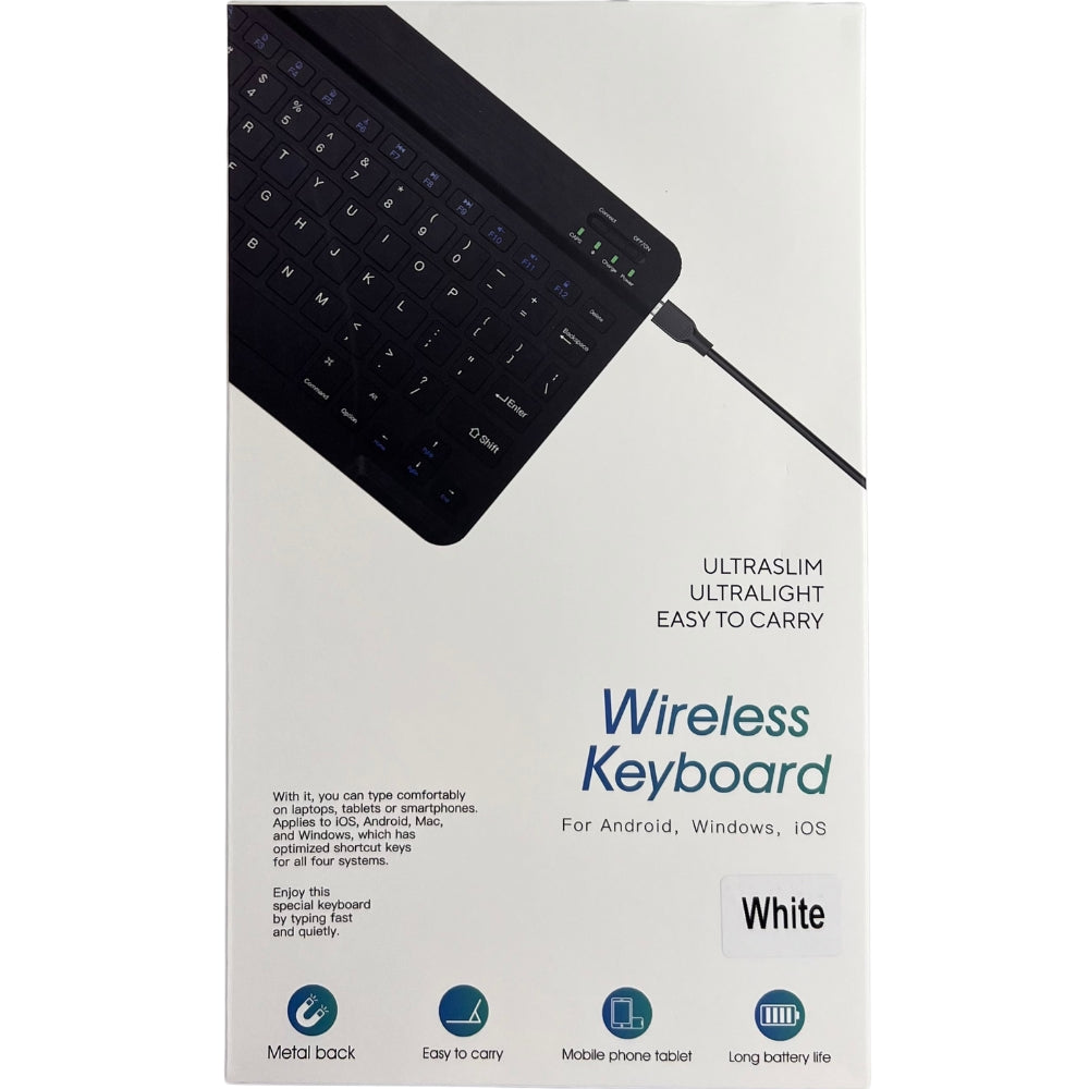 Teclado Universal De 10 Pulgadas Para Tablet / Pc / Celular