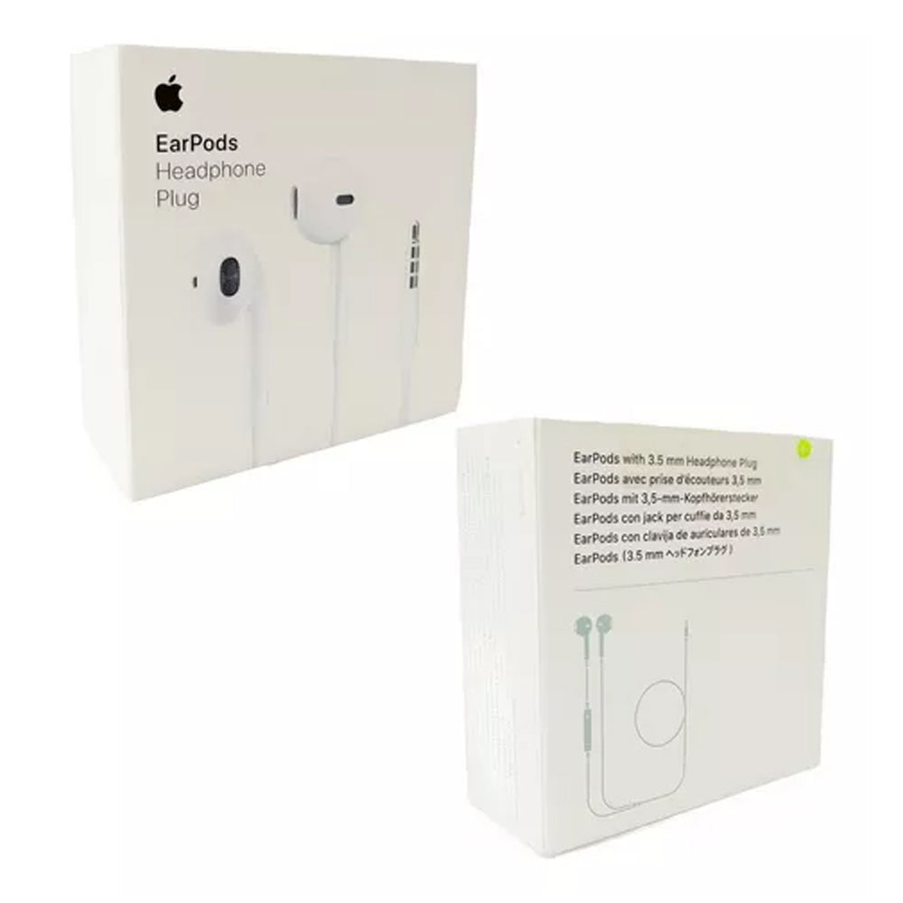 Audífonos Blanco Earpods Punta Plug 3.5 mm