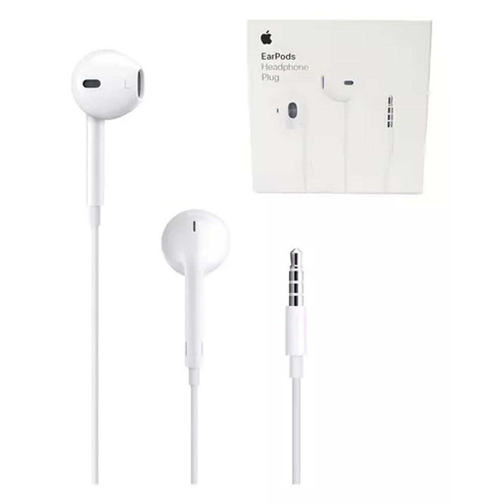 Audífonos Blanco Earpods Punta Plug 3.5 mm