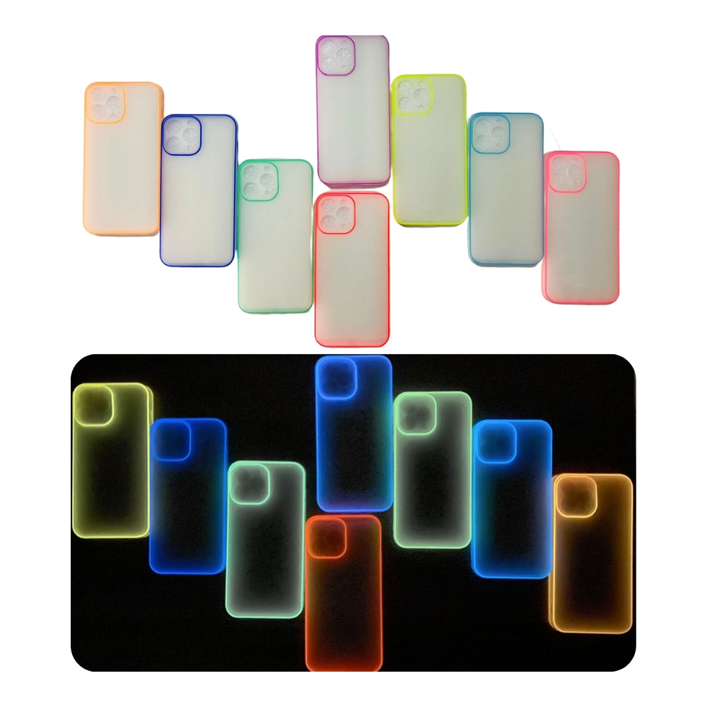 Case Funda Matte Borde Neón para Iphone
