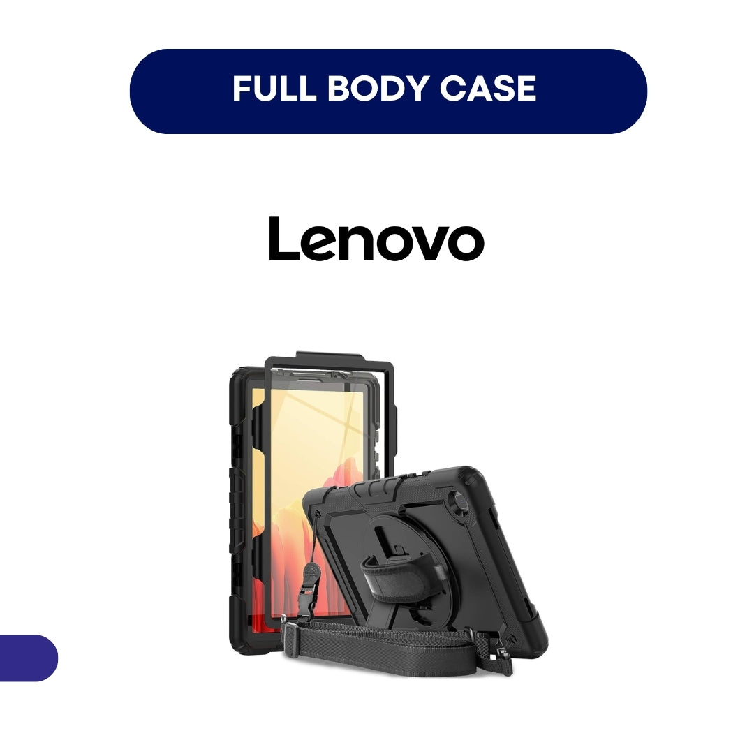 Estuche Funda Full Body Antishock + Correa Para Lenovo