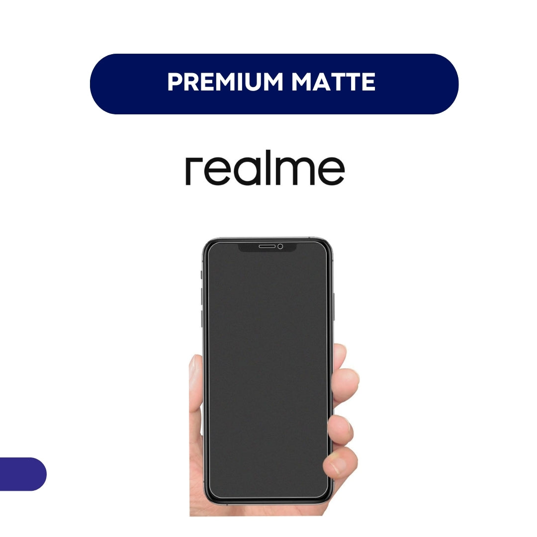 Protector De Pantalla En Vidrio Templado Matte Para Realme