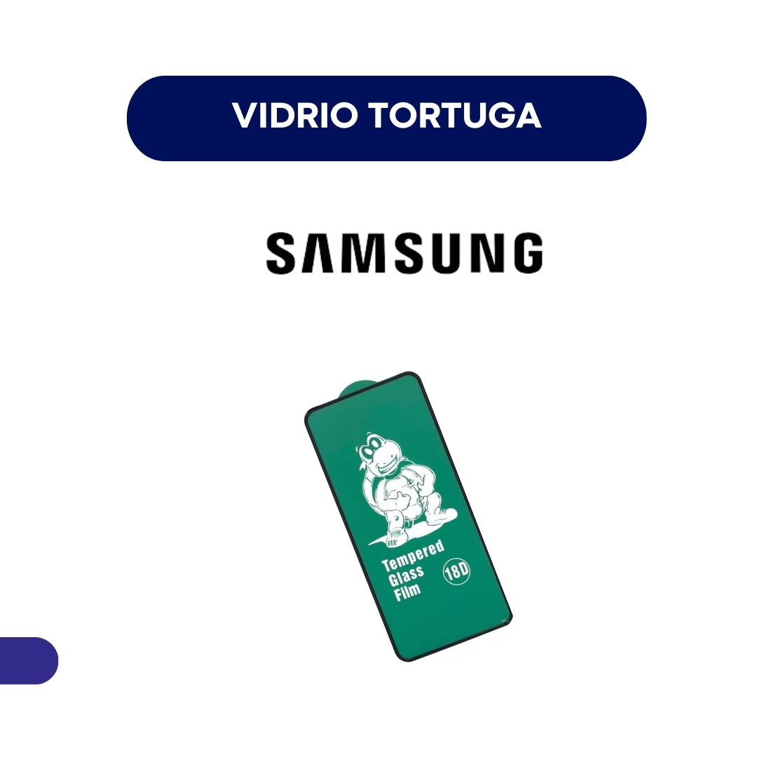 Vidrio Tortuga Borde Goma Para Samsung