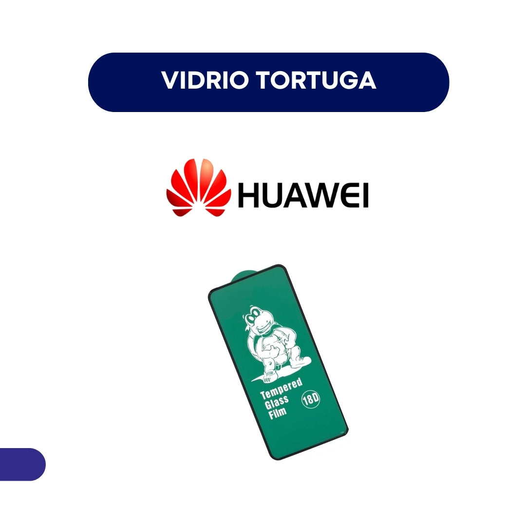 Vidrio Tortuga Borde Goma Para Huawei