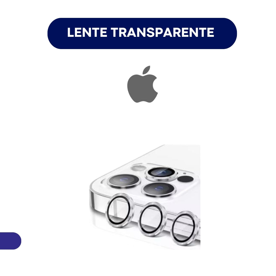 Lentes Protectores De Cámara Para Iphone Transparente