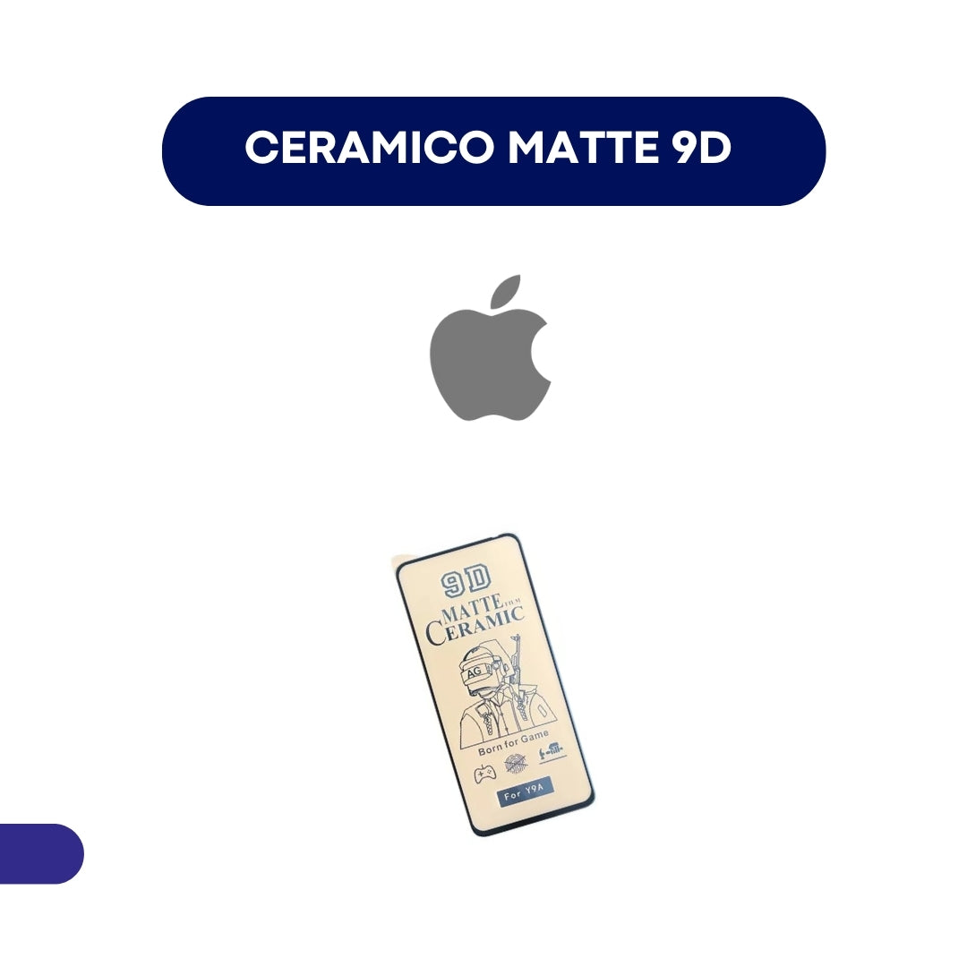 Vidrio Cerámica Matte 9d Para iPhone