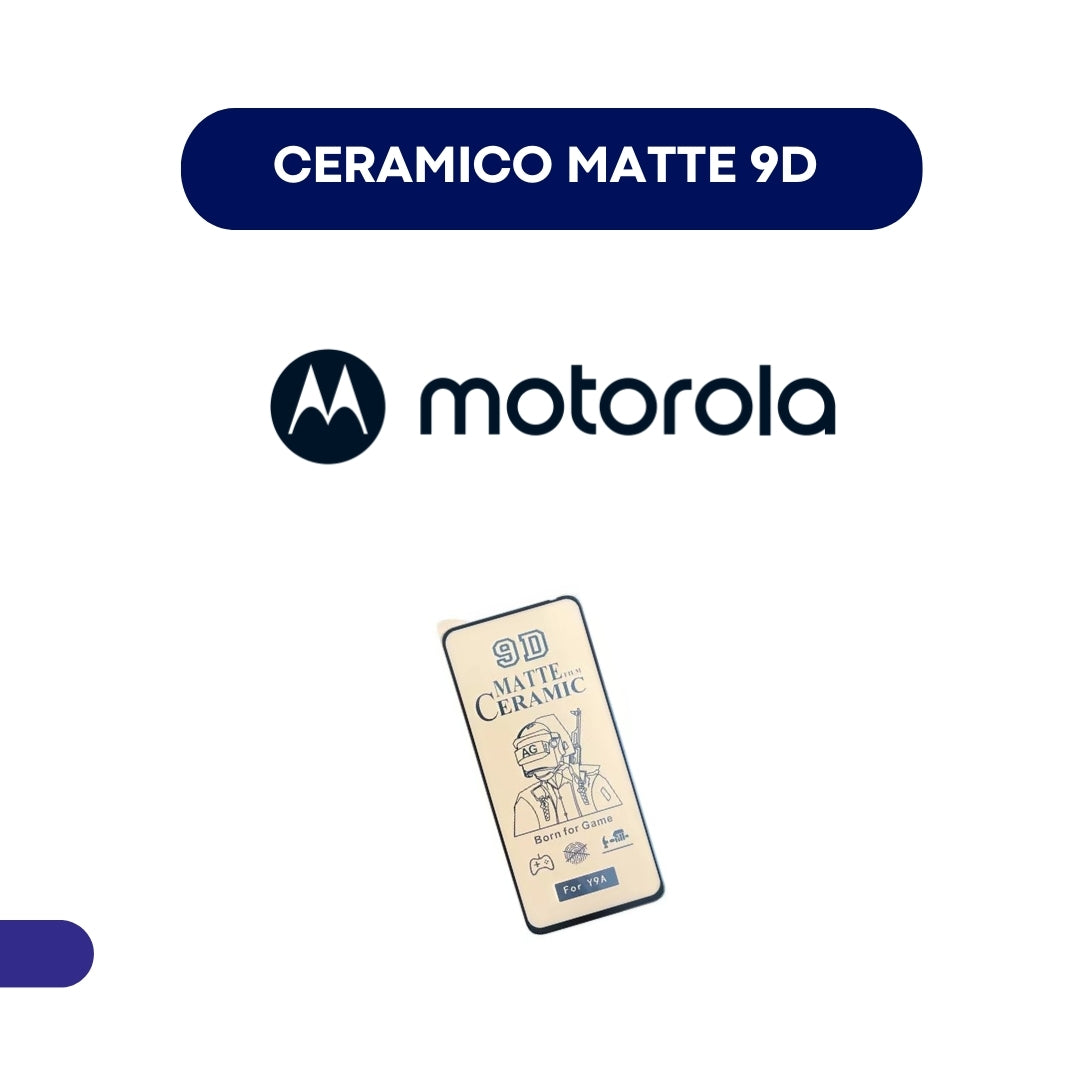 Vidrio Cerámica Matte 9d Para Motorola