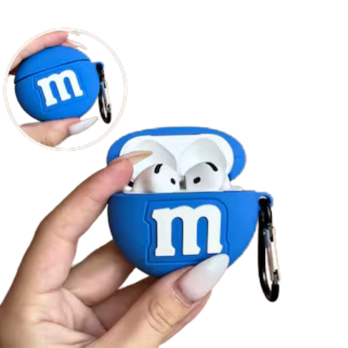 Funda Diseño 3D para Airpods + Arnes