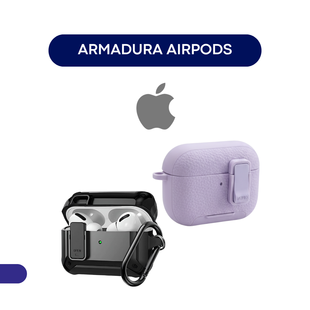 Armadura Anti Golpe para Airpods + Arnes