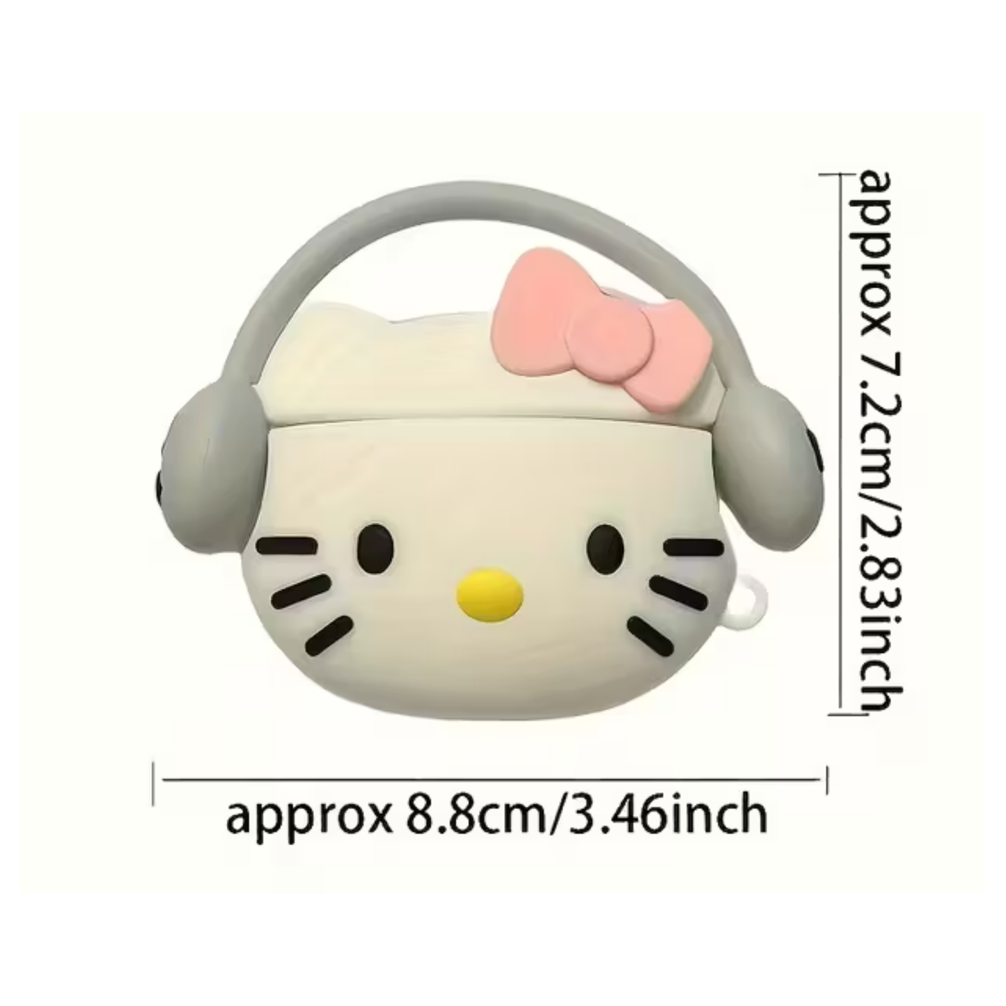 Funda Diseño 3D para Airpods + Arnes