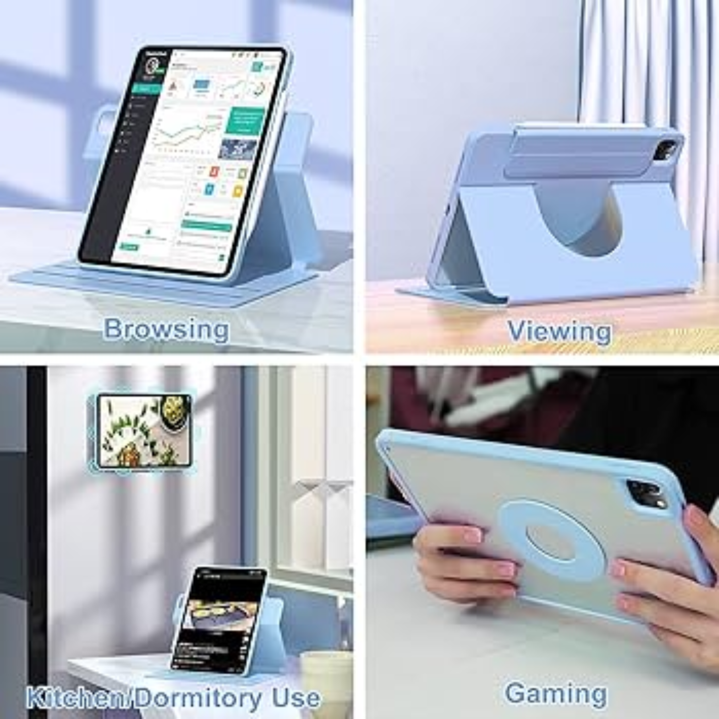 Case Magnetico Cristal 360 para iPad