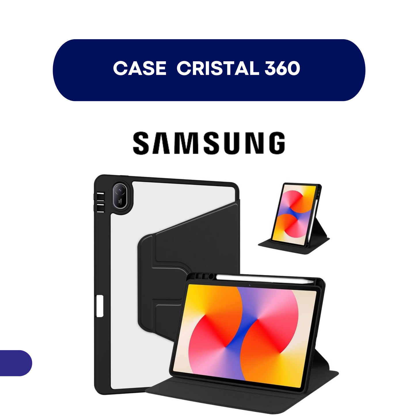 Case Magnetico Cristal 360 para Samsung