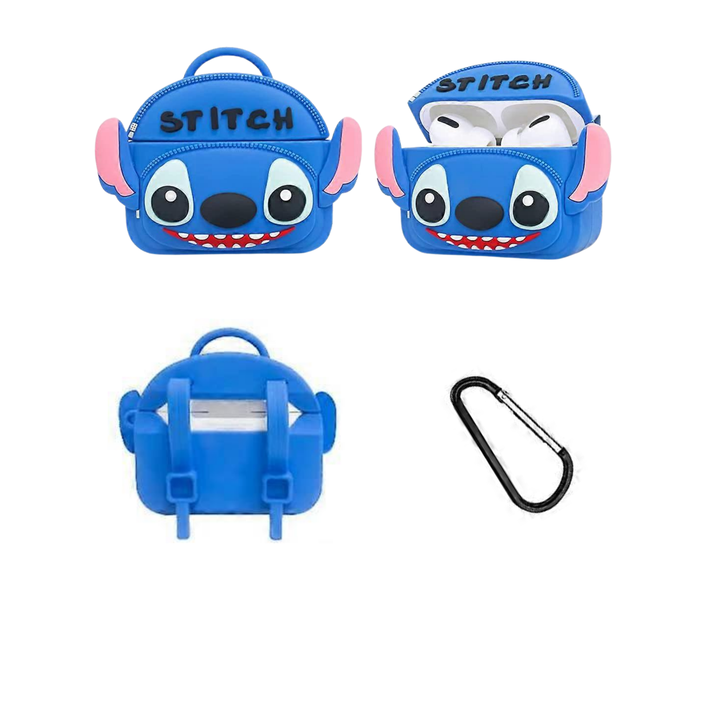 Funda Diseño 3D para Airpods + Arnes