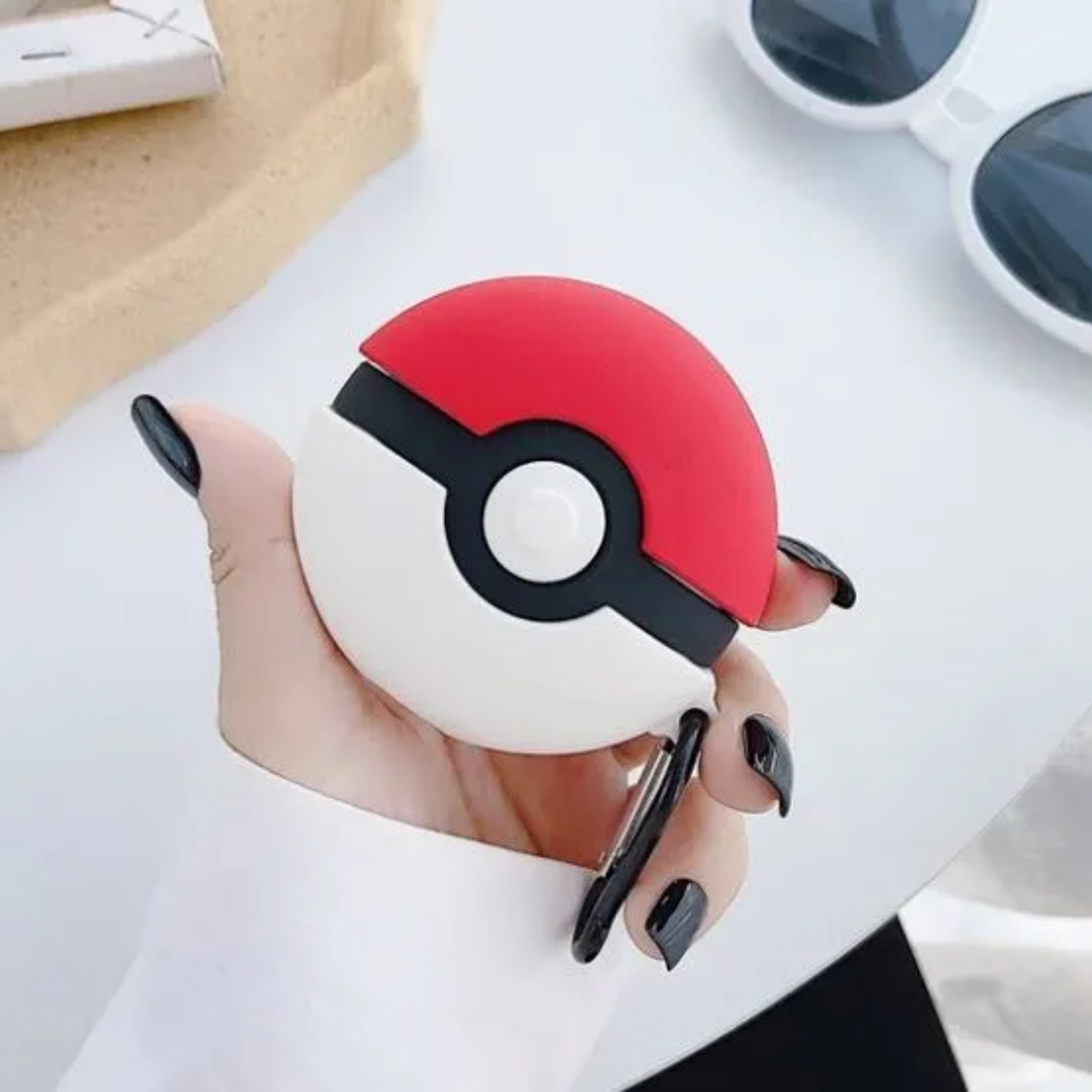 Funda Diseño 3D para Airpods + Arnes