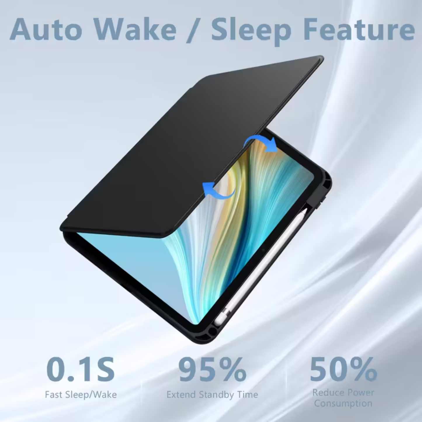 Case Magnetico Cristal 360 para iPad