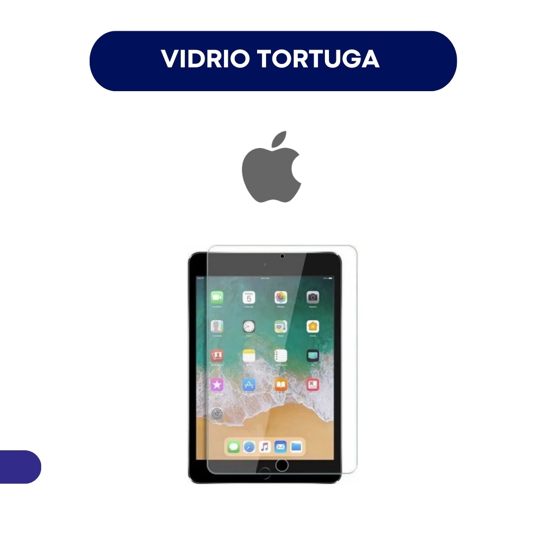 Vidrio Tortuga Borde Goma Para Ipad