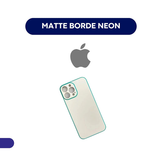 Case Funda Matte Borde Neón para Iphone