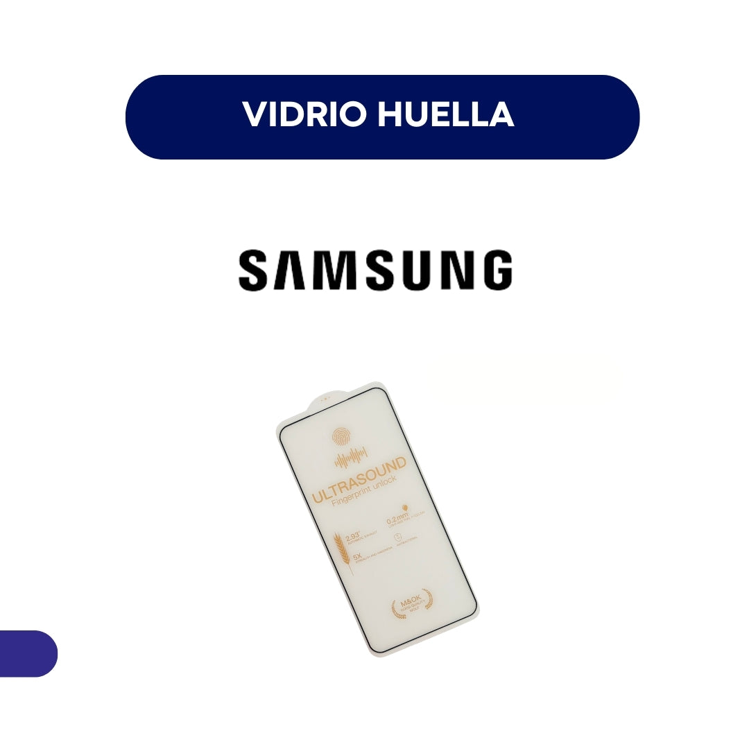 Vidrio Premium Con Reconocimiento De Huella Para Samsung